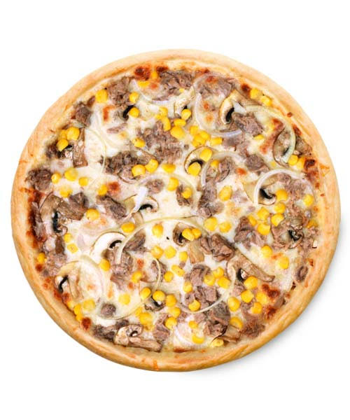 Ton balıklı pizza (tuna pizza)